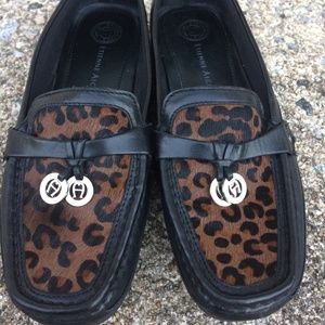 Etienne Aigner Women's 7M Real Fur Animal Print